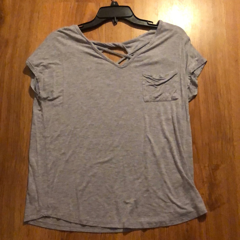 Gray shirt